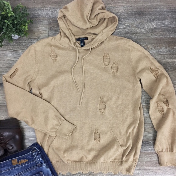 Forever 21 Sweaters - Forever 21 | NWT Camel Sweater Hoodie